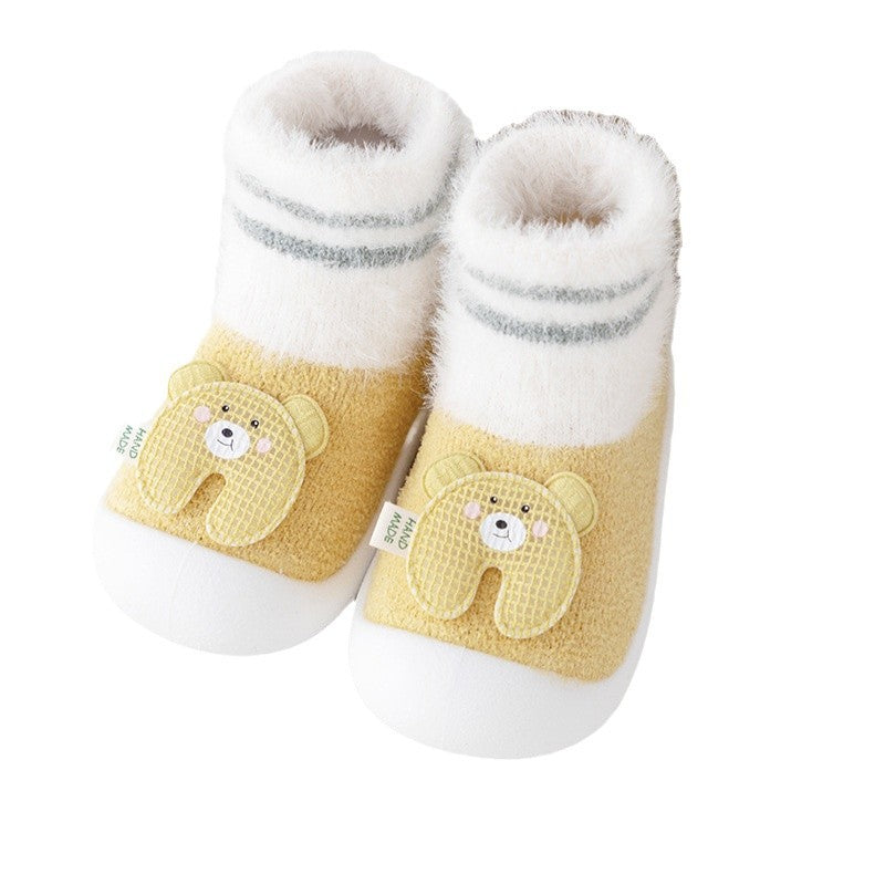 Chaussures pour tout-petit Chaussettes de chambre épaississant Soft Sole