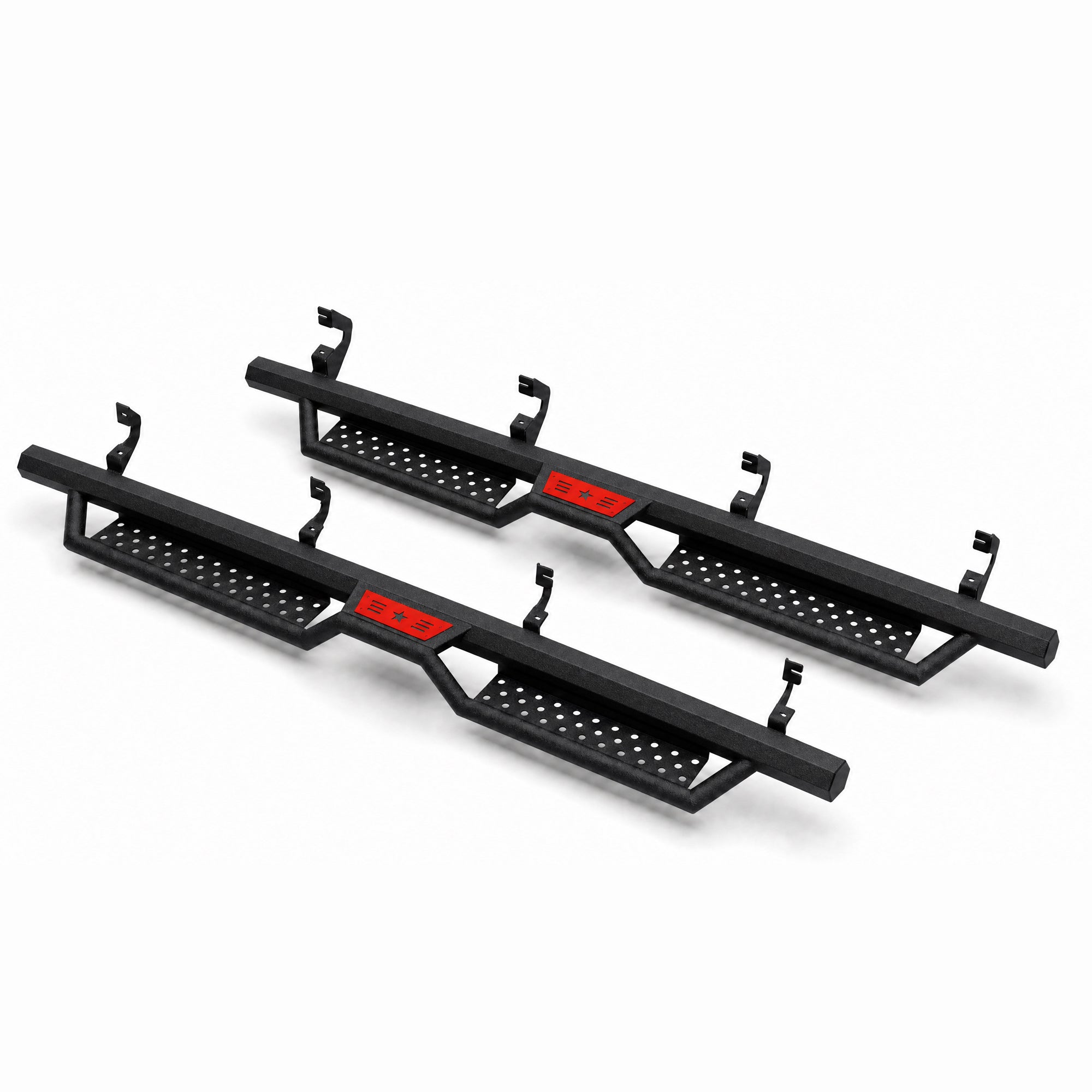 Planches de course de 6" pour 2019- Chevy Silverado 1500 cabine d'équipage