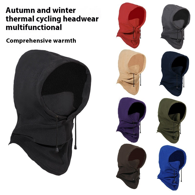 Masque de sport en automne et hiver thermique et coupe-vent