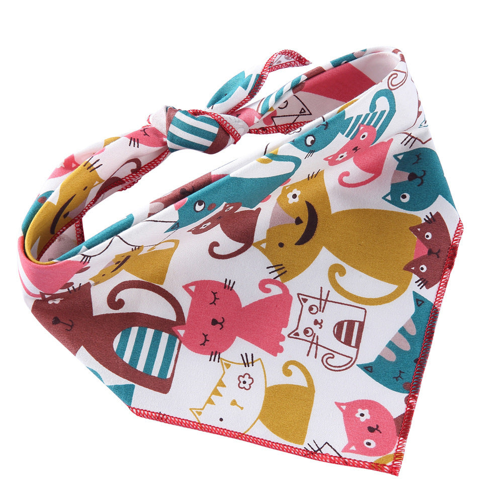 Serviette Salive pour animaux de compagnie avec impression mignonne Photo Prop