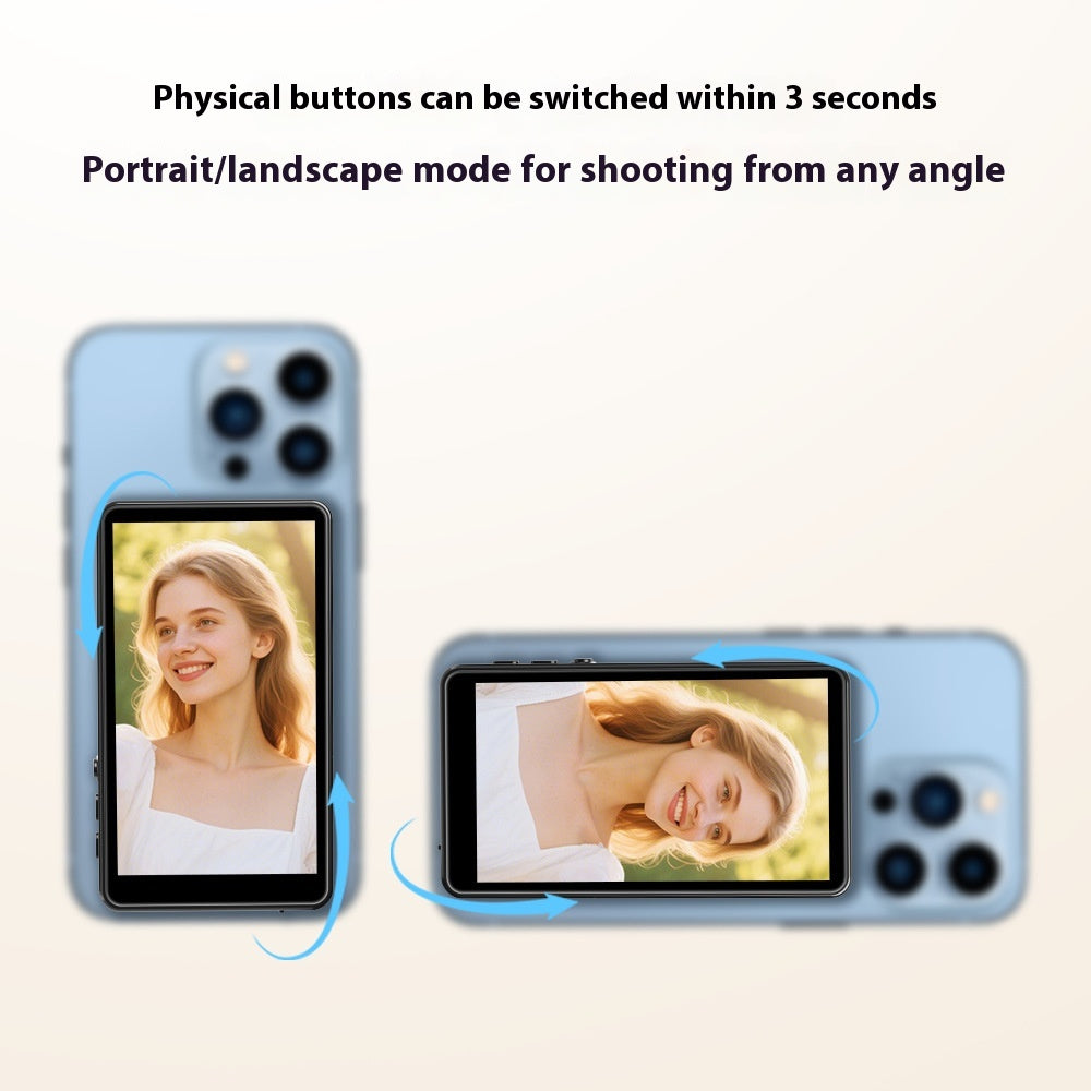 Affichage de Selfie magnétique pour téléphone mobile sans fil