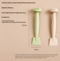 Masque en silicone double tête brossage-coloration-silicone-1 pièce