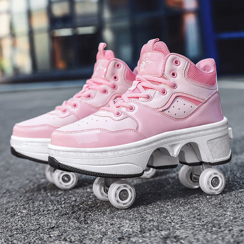 Patins à roulettes rétractables féminins