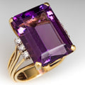 Simple anneau de zircon doré électroplaqué