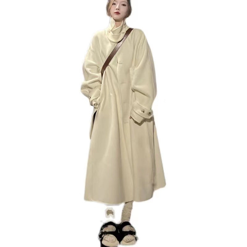 Laine mi-longueur pour femmes Style automnehiver