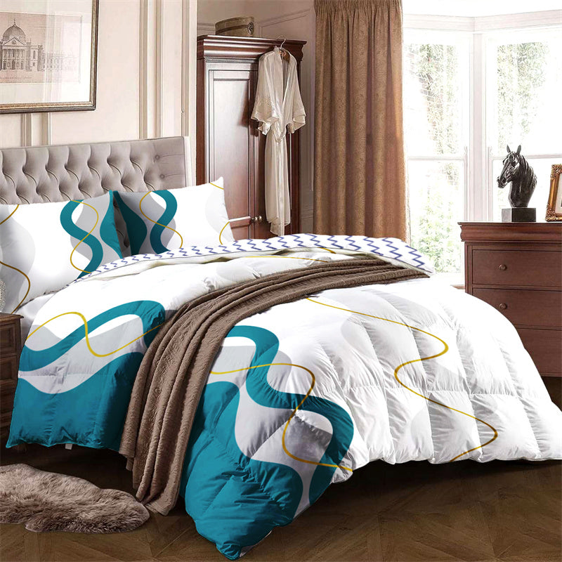 3-Piece Reversible Duvet Cover Set