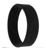 Silicone Hair Ring pliable respectueux de l'environnement Seamless Silicone Hair Ring Headdress