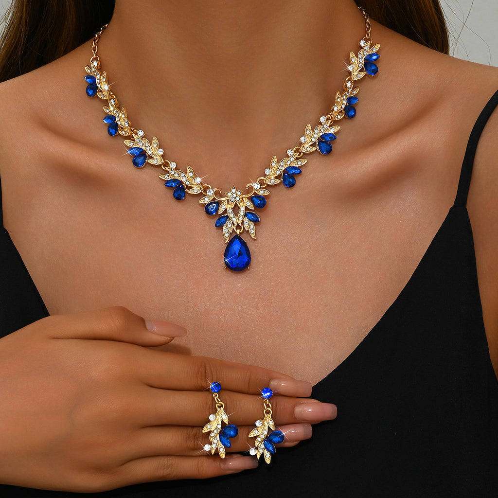 Bijoux de mariée Collier et boucles d'oreilles