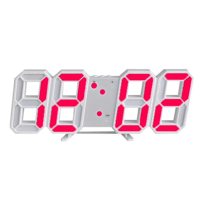 Horloge numérique murale LED électronique réveil cadeau Horloge Grande horloge température