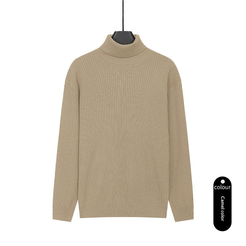 Pull en col roulé, enroulé