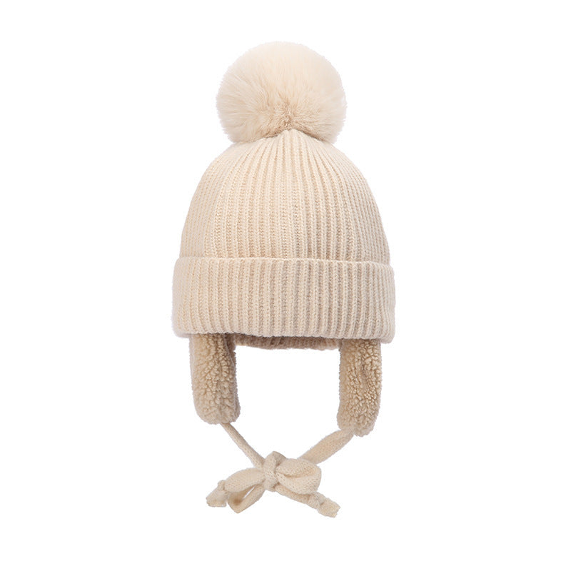 Chapeau de laine d'automne et d'hiver mignon pour enfants