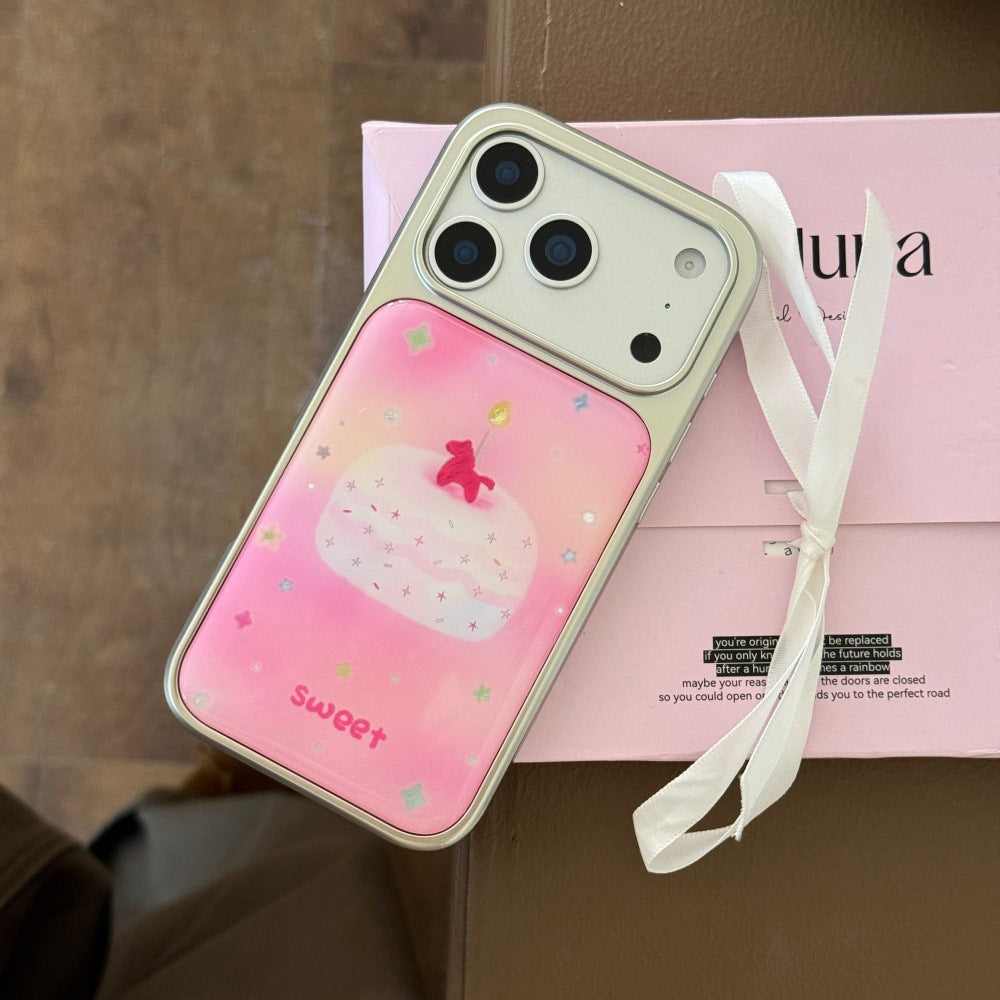 Cute Cartoon Style Cute Cake Design Phone Case for Girls