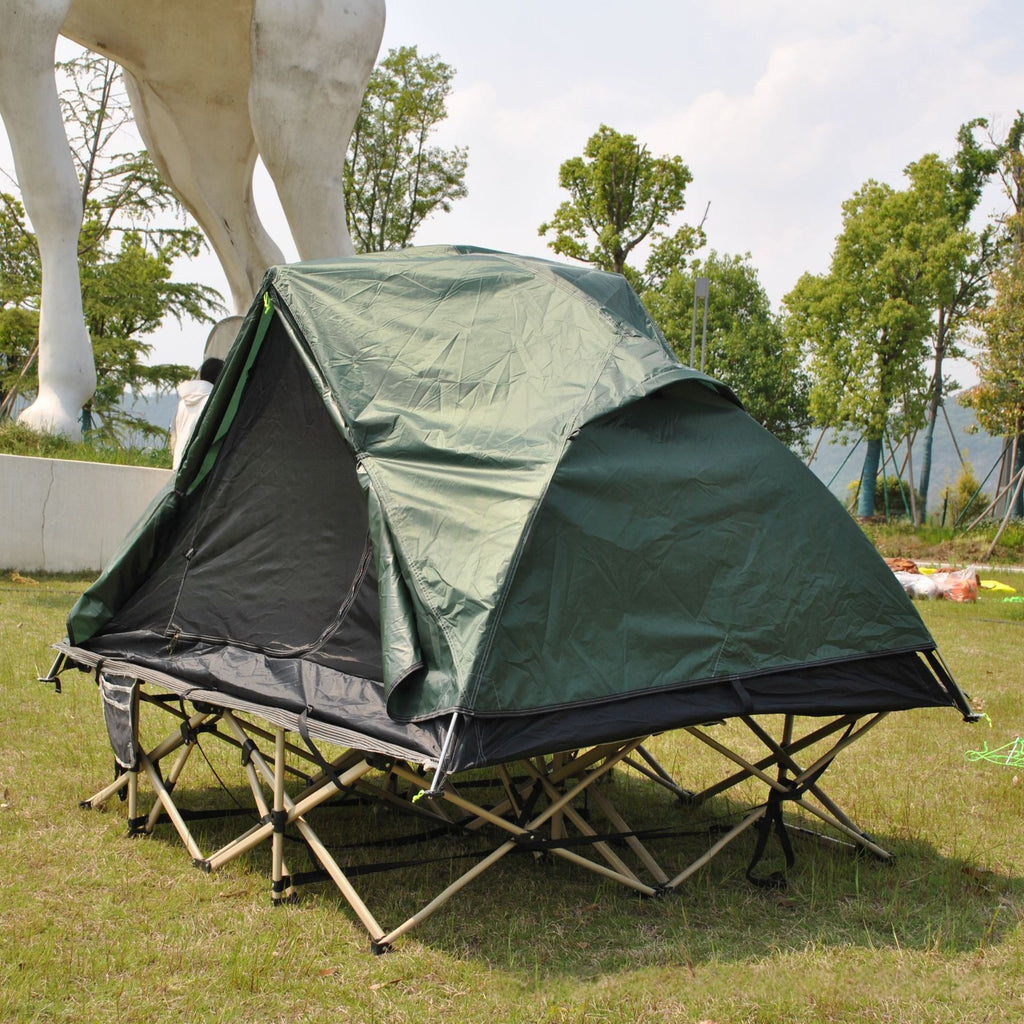 Folding Cot Tent Extension Outdoor Camping Tente double poids léger