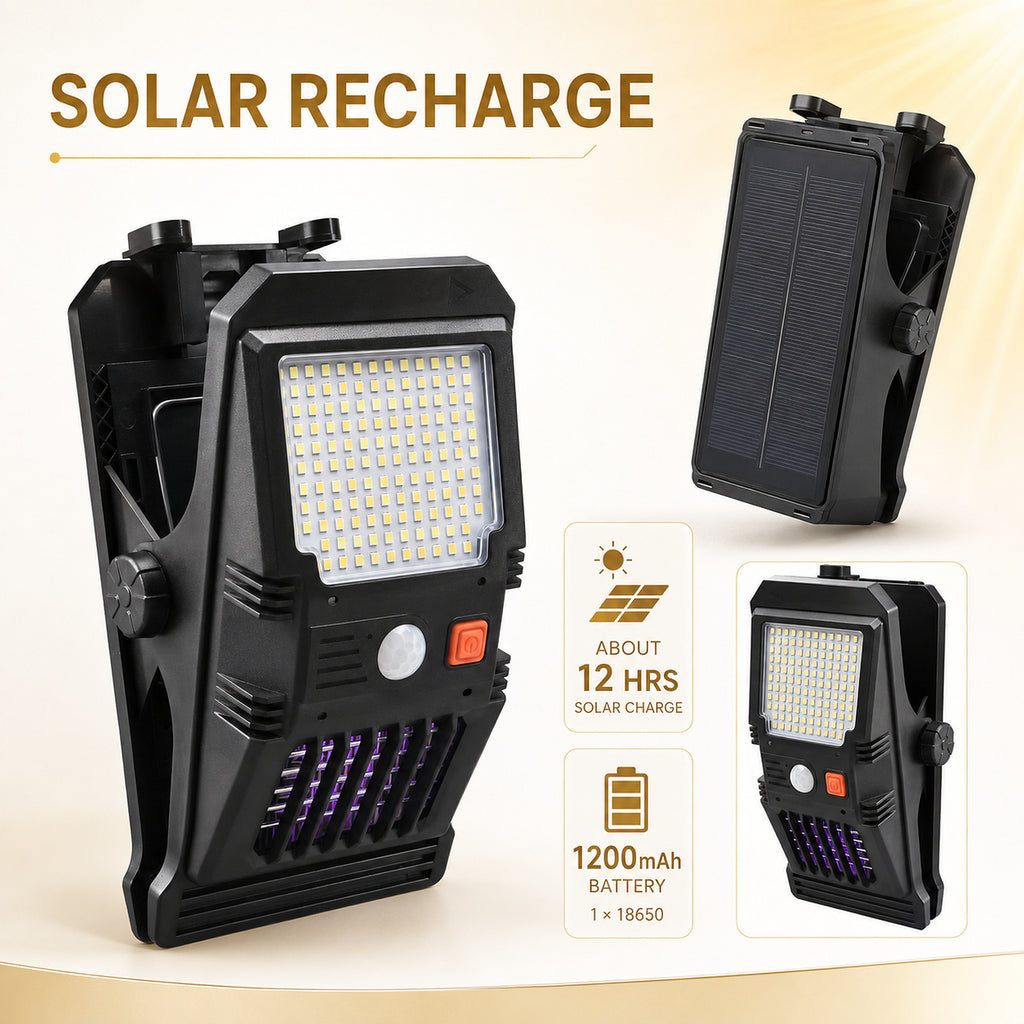 Solar Powered Rechargeable Motion Sensor Garden Light W7104 1 Pour Yard Decoration LED Land