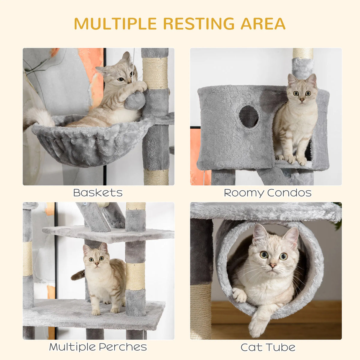 Maison de chat en bois / Arbres de chat /Tour d'escalade de chat