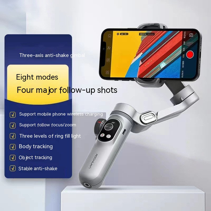 Stabilisateur PTZ mobile Pro Intelligent Trois axes Anti-shake