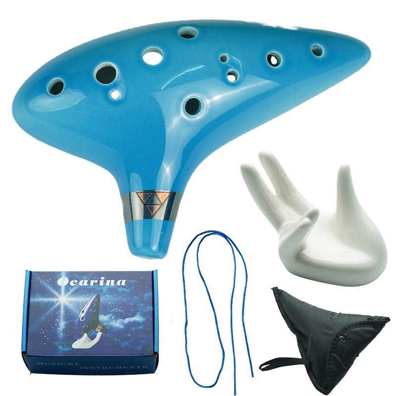 Légende de Zelda 12 trous Alto C clé Ocarina