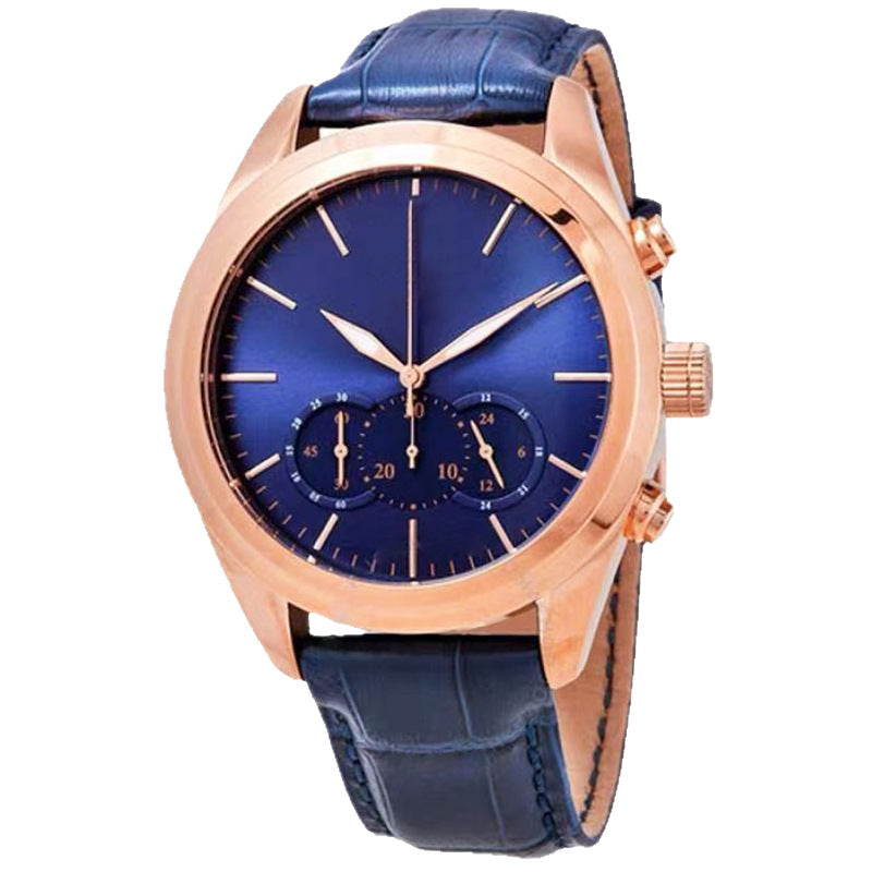 Montre Quartz d'affaires multifonctionnelle avec un grand cadran et polyvalent pour n'importe quel occasi