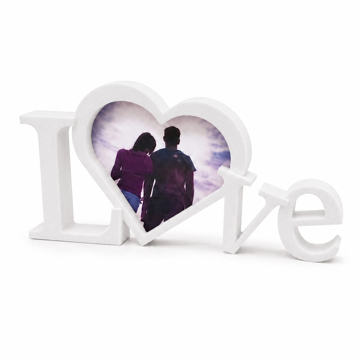 LOVE Heart Photo Frame Porte-photo imprimé 3D