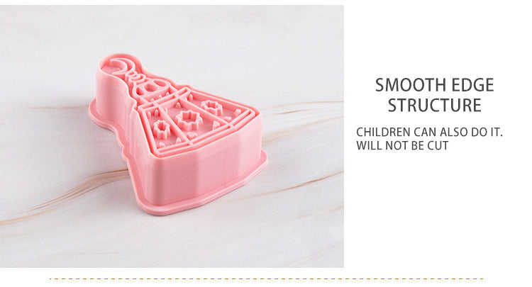 Cookie Mold 3d 3d Diy Plastic Suit Accueil Cake Cookie Type de presse Outil de cuisson Cutter
