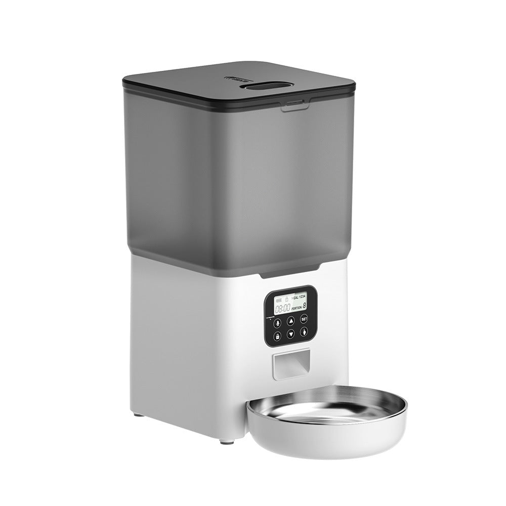 Alimentation pour animaux de compagnie 6L Distributeur de nourriture pour chats et chiens à contrôle intelligent