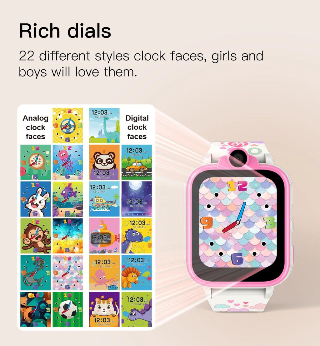 Multifonctionnel écran tactile pour enfants Positionnement Jeu Smart Watch