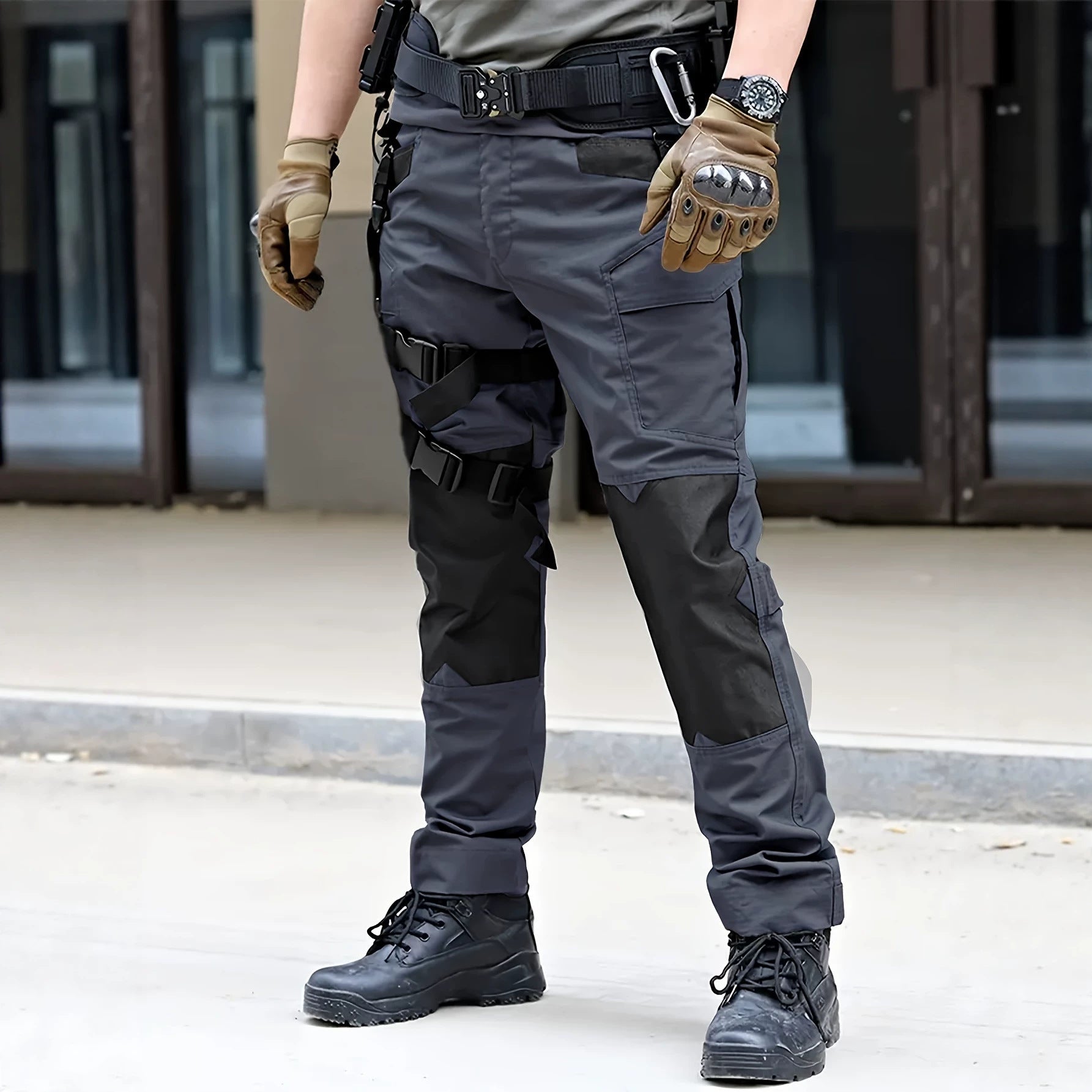 Hommes Entraînement de combat extérieur Pantalons de fret avec plusieurs poches