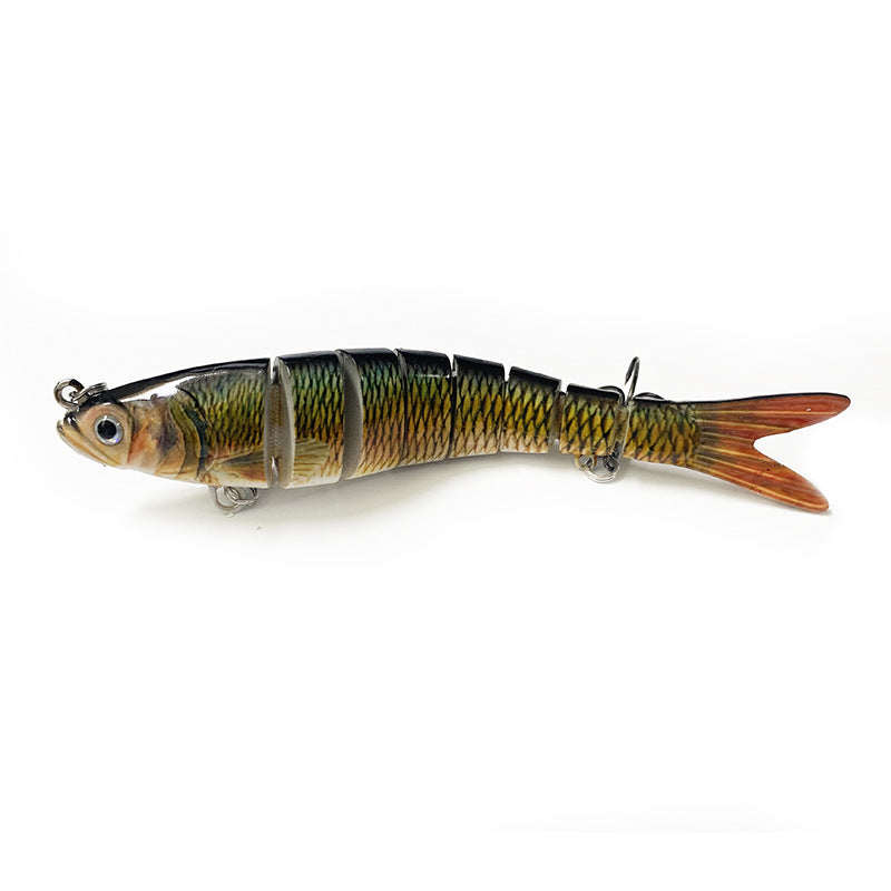 8-section Grand faux luth à longue portée submerged Hard Fishing Bait