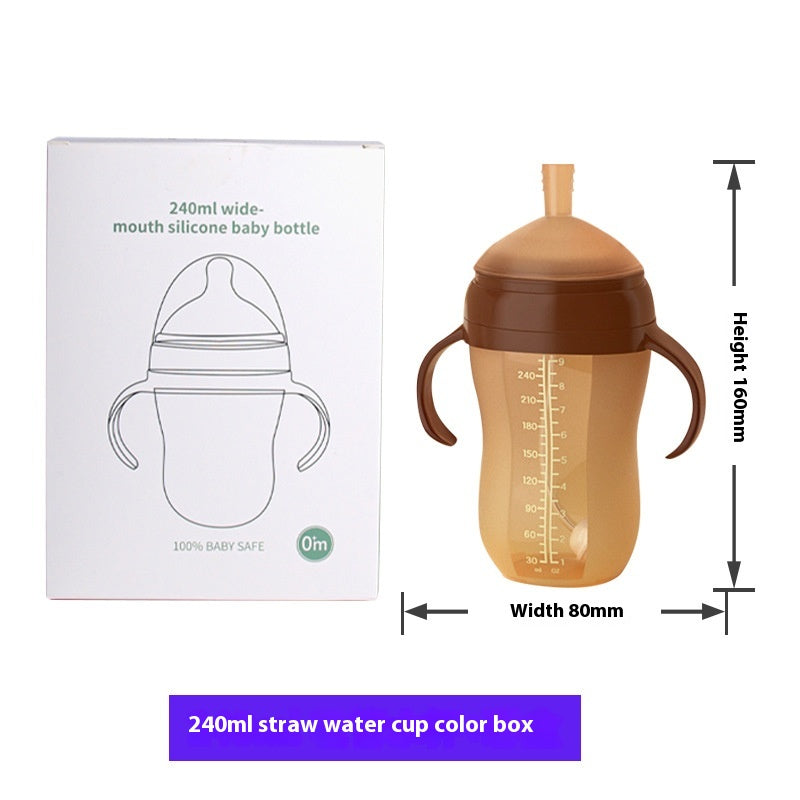 Bouteille de silicone pour outil de sevrage pour bébé simple et portable