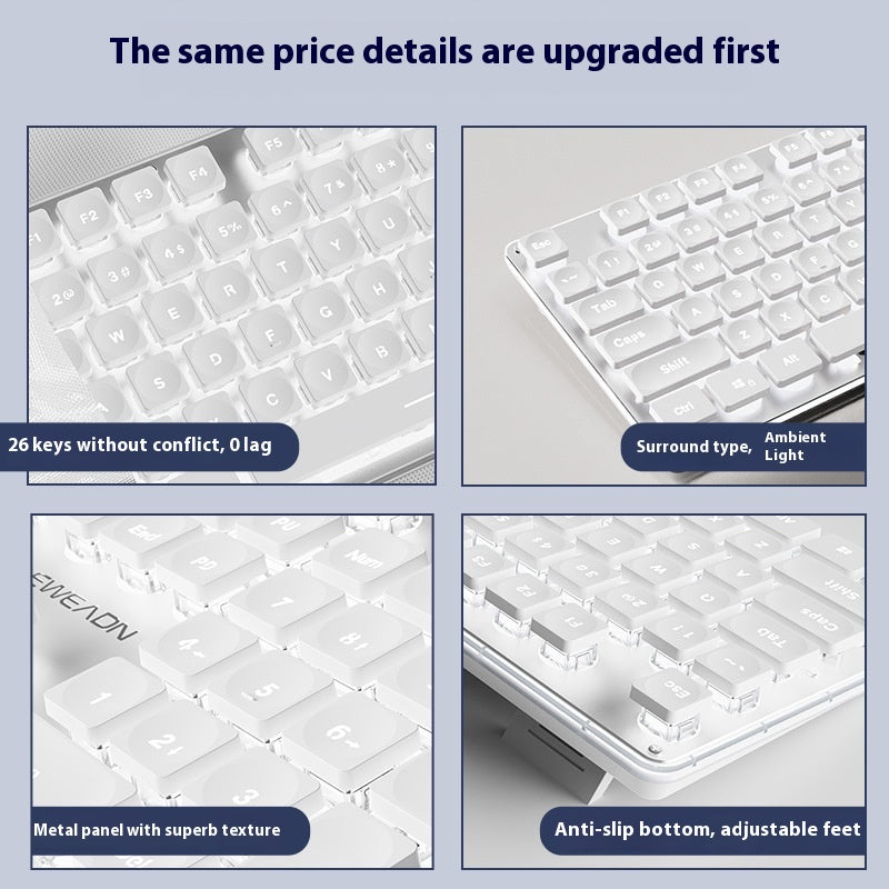 Bouton Mute Clavier filaire Comfort Sensation mécanique