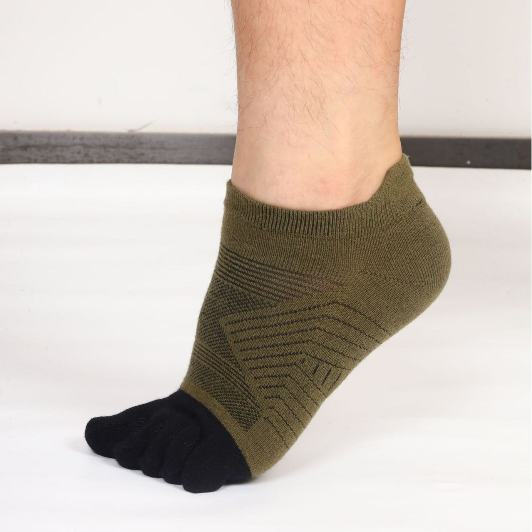 Chaussettes en peluche de laine Tube court pour hommes
