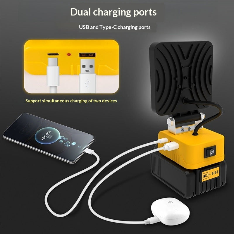 Batterie Lithium de plein air Charging Camping Light Un portable multifonctionnel Haute luminosité