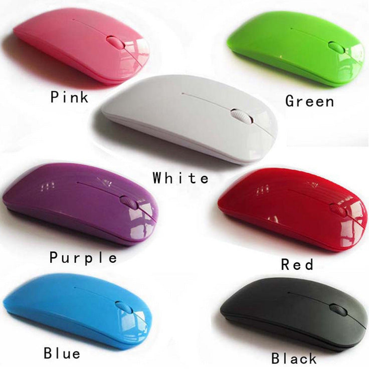 The wireless mouse is very thin