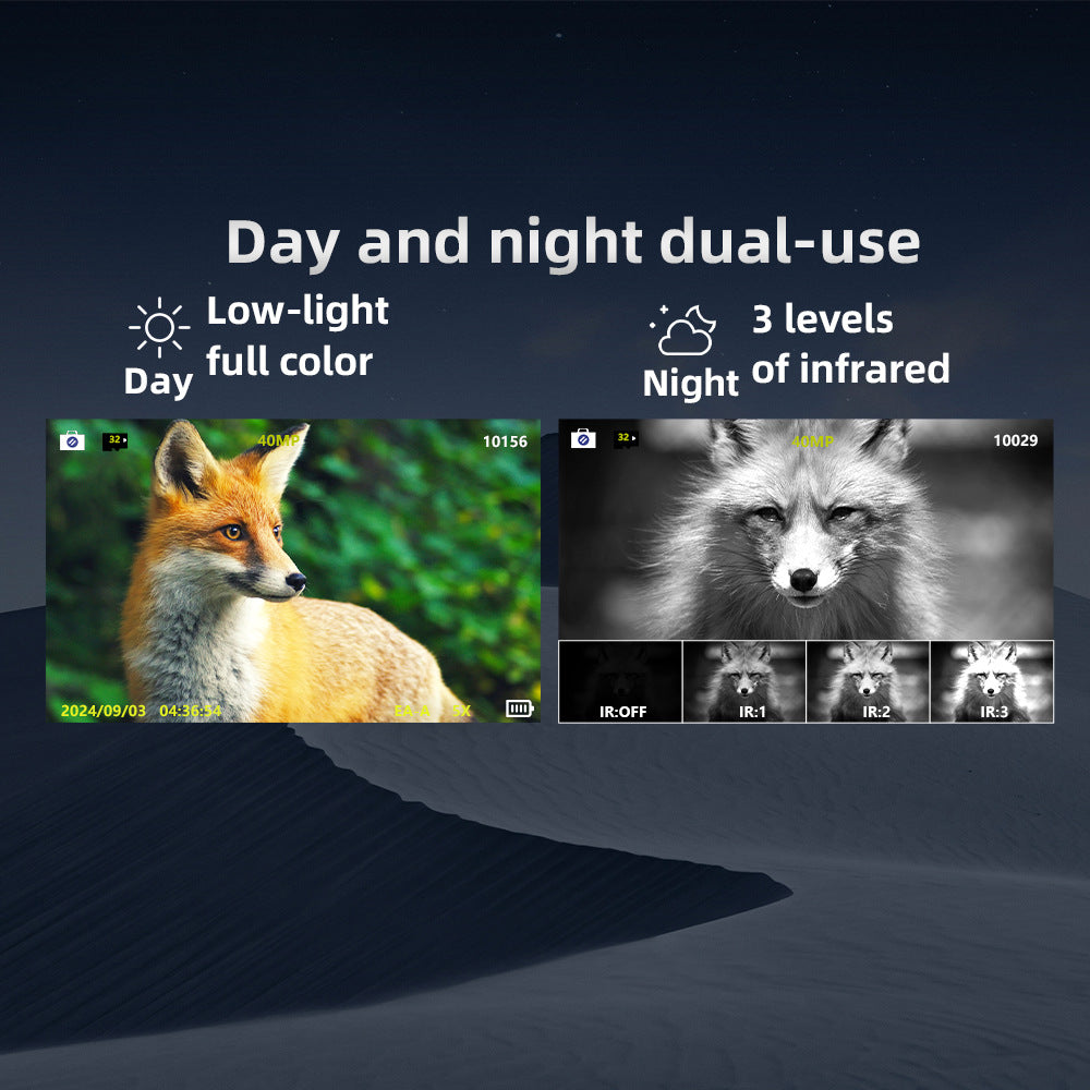 Lunettes de nuit numériques infrarouges Caméra 600 M vision de nuit HD extérieur Binoculaire infrarouge Nig