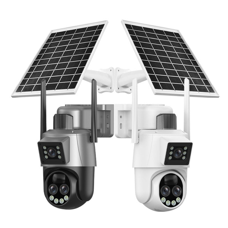 Outdoor Remote Wireless Waterproof Full Color Night Vision 10x Zoom 6MP Surveillance
