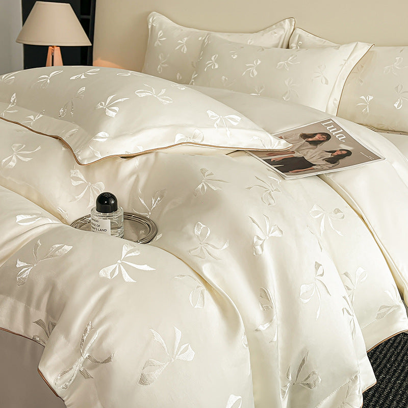 Couverture de couettes d'été de style européen en silk glacé