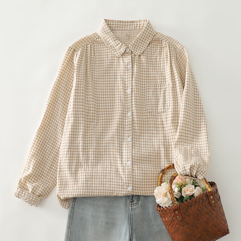 Blouse pour femmes minces double couche