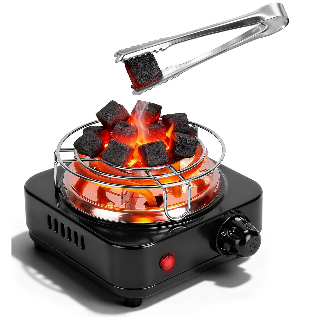 1Pc brûleur de charbon électrique 500W Hookah brûleur de charbon compact pour Hooka Cub