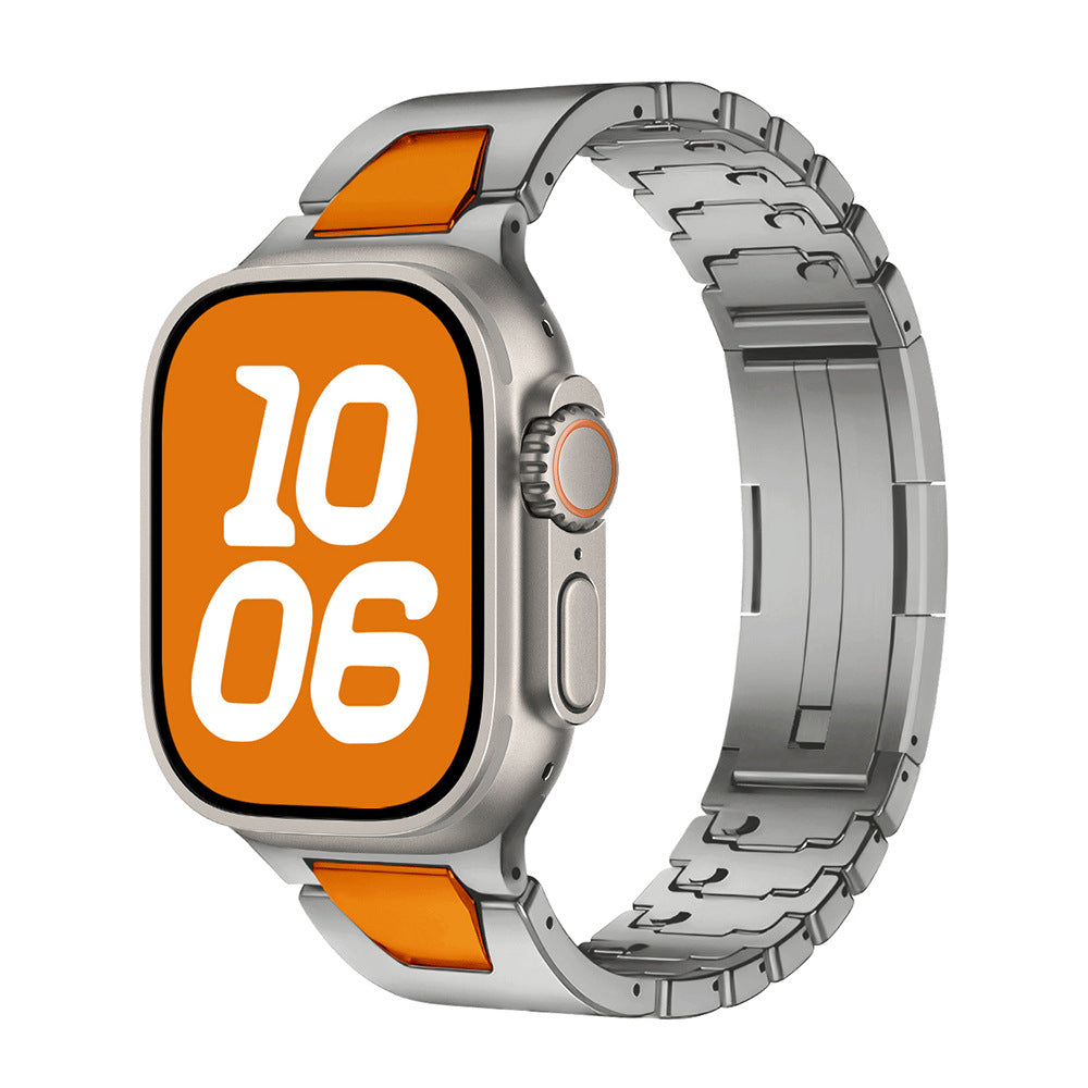 Bracelet de montre en acier inoxydable à libération rapide