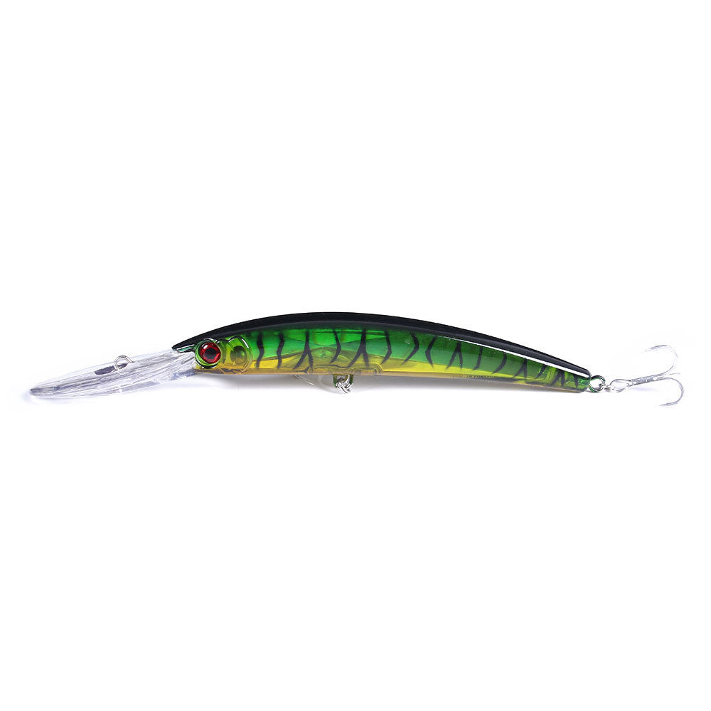Hengjia Long Cast Sea Fishing Mino Simulation de faux bec flottant loin