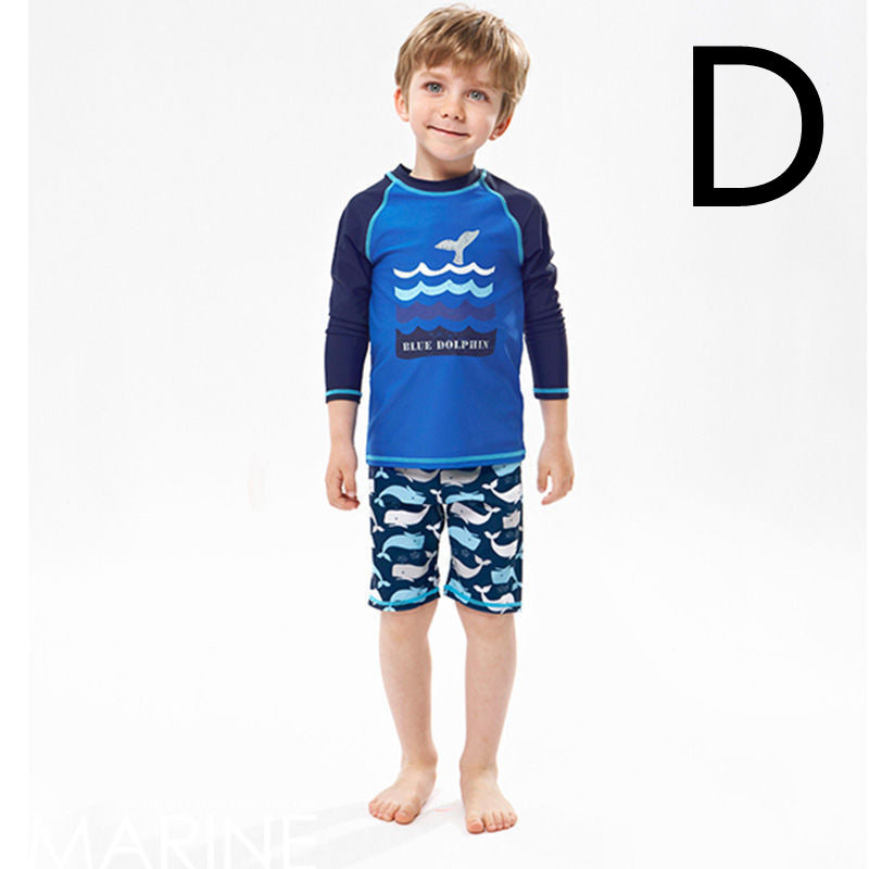Maillot de bain pour enfants Garçons Split Garçon Maillot de bain à séchage rapide