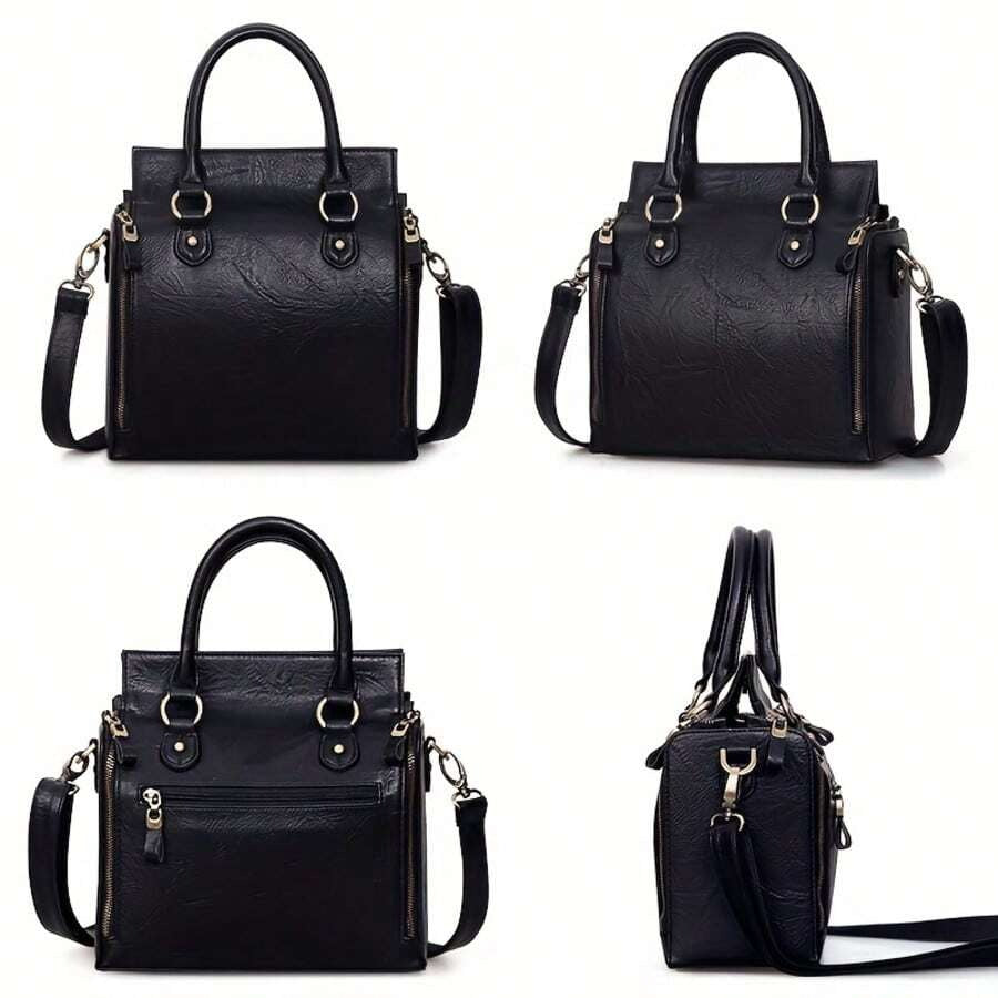Ladies Vintage Tote Bag - Sac à main de grande capacité avec plusieurs poches