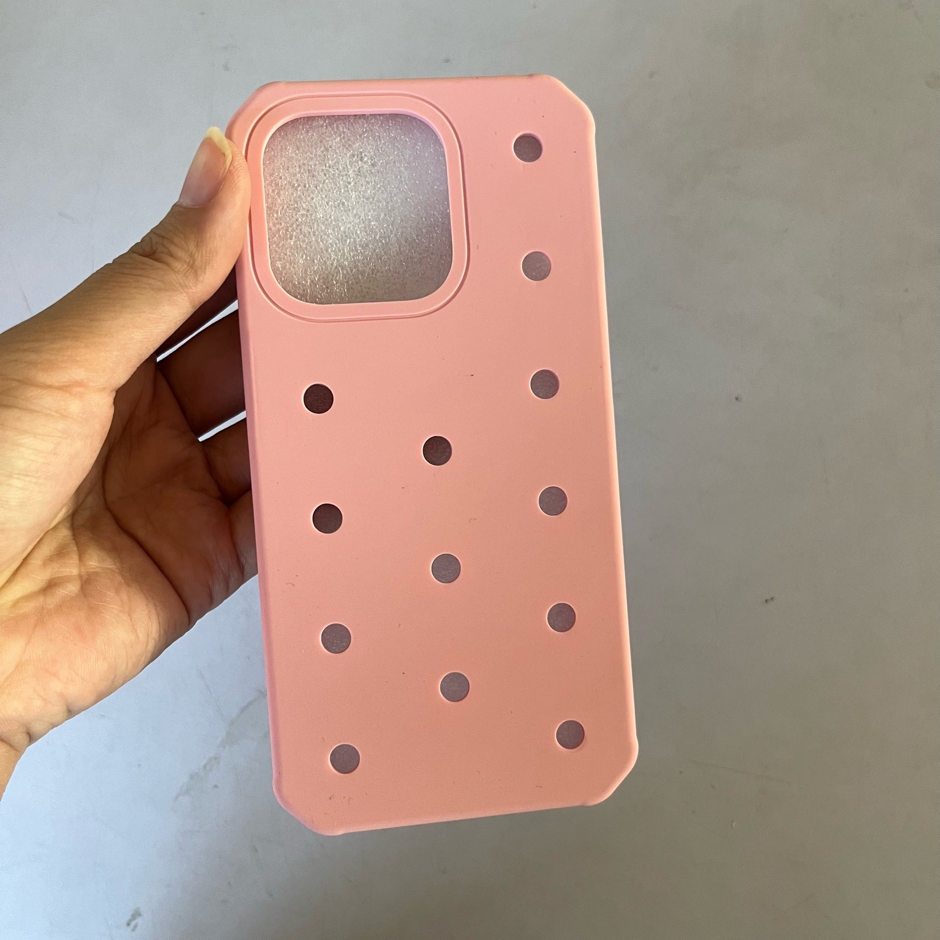 Étui téléphone en silicone avec un modèle bricolage de boucle de chaussures