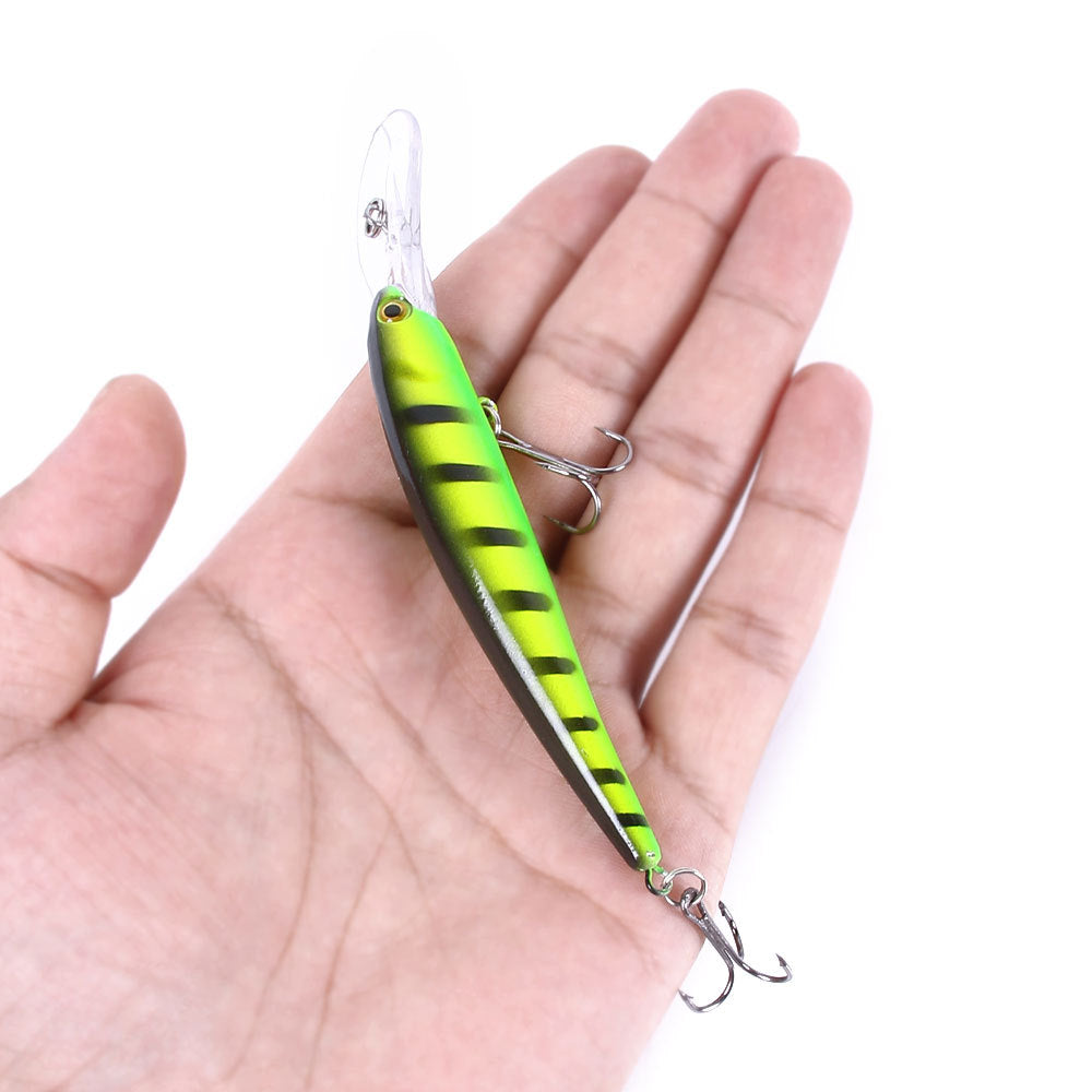Slow Sinking Mino 12.5cm 11g Biomimetic Long Range Minnow Lure Bait