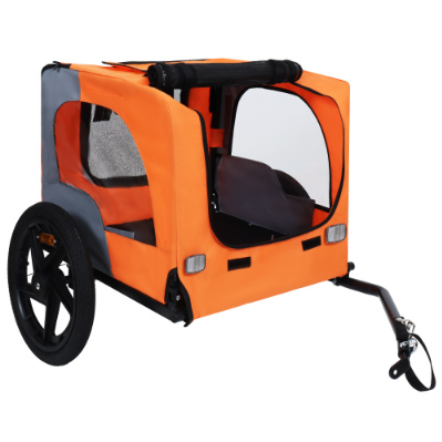 Remorque de vélo pour animaux de compagnie robuste Utdoor avec tout terrain de 16 pouces Roues & universelles