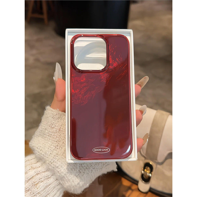 Cas de téléphone rouge de haute qualité