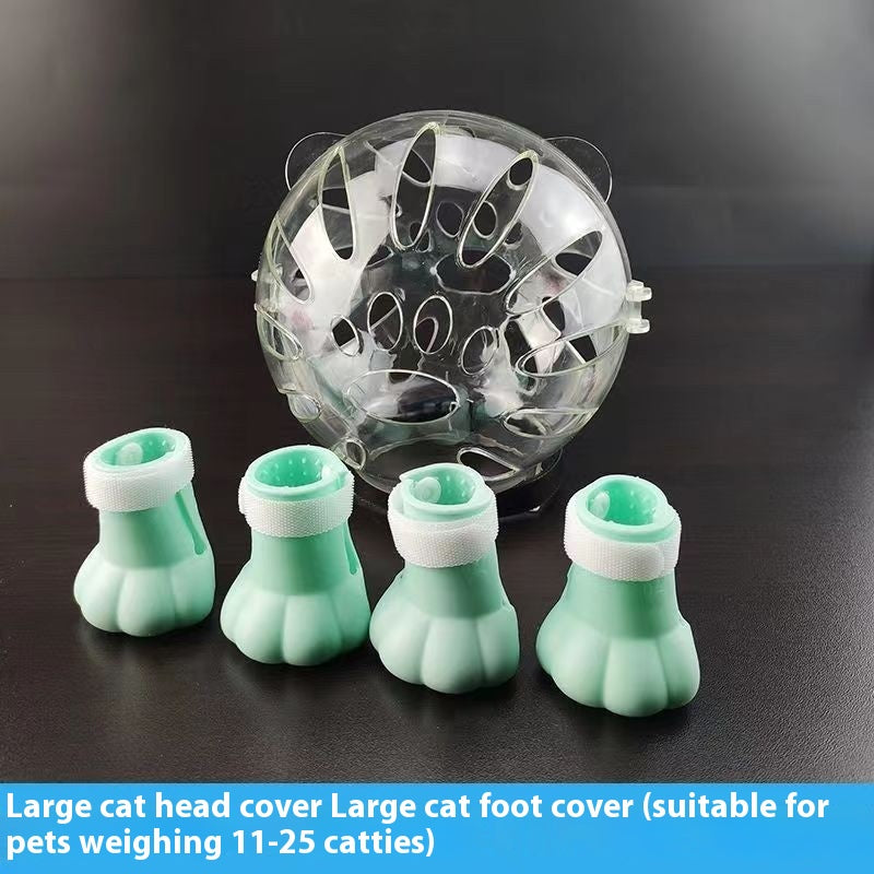 Couverture de la tête de l'espace anti-lissage pour chat