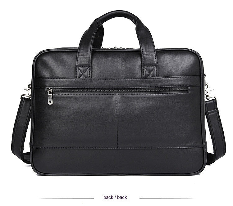 Sac à main en cuir Sac à main Napa Cuir Confortable Texture Sac en cuir véritable homme