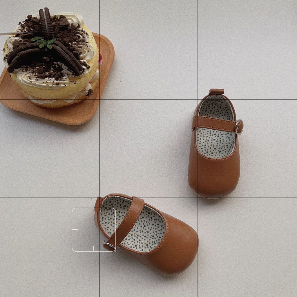 Bébé fille Tout-petit Chaussures cuir chaud Velcro