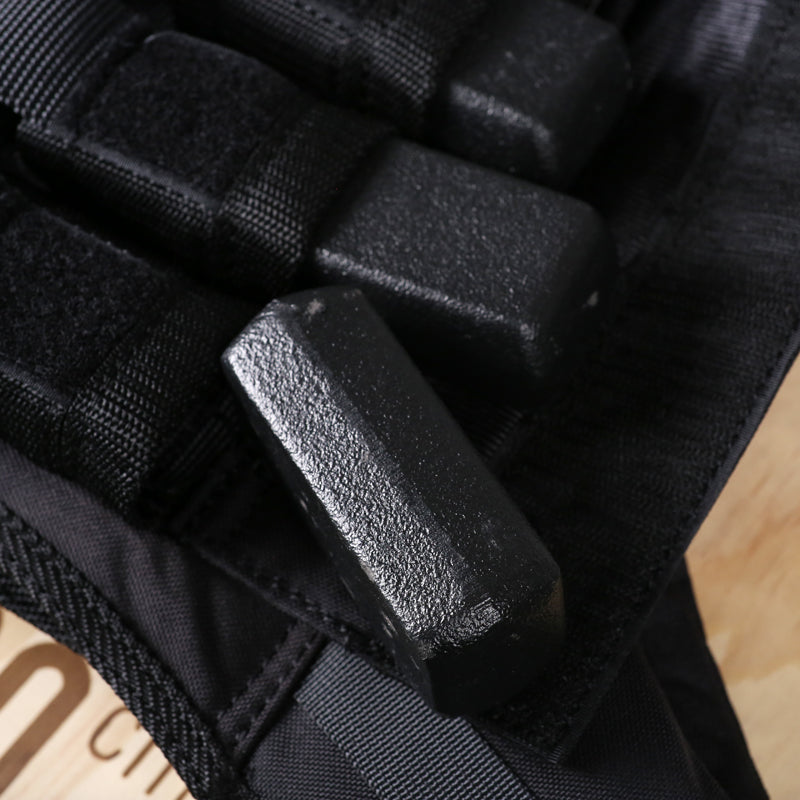 Poids Vest plaque d'acier Chris Fer Block Fitness